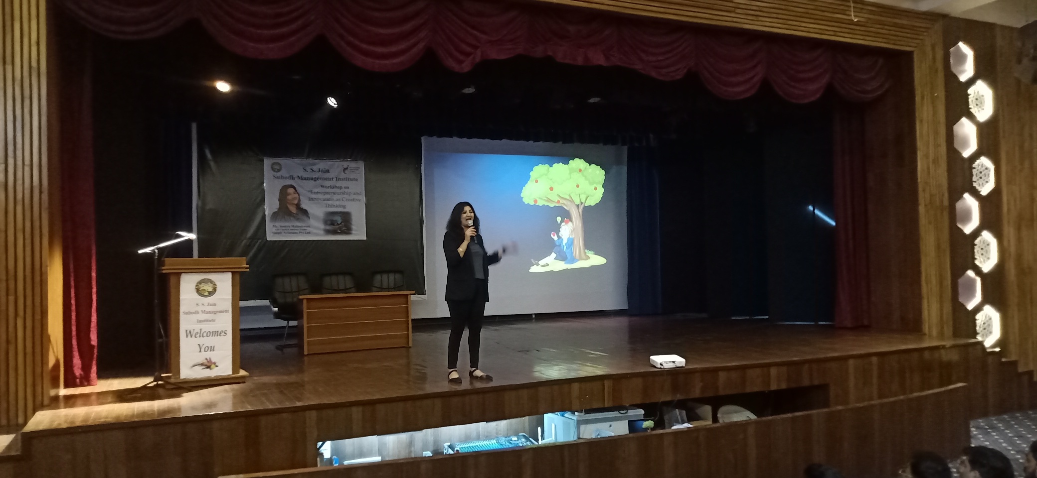 a-workshop-on-entrepreneurship-and-innovation-as-creative-thinking-by-ms-soniya-maheshwari-life-coach-and-business-trainer-simple-solutions-pvt-ltd
